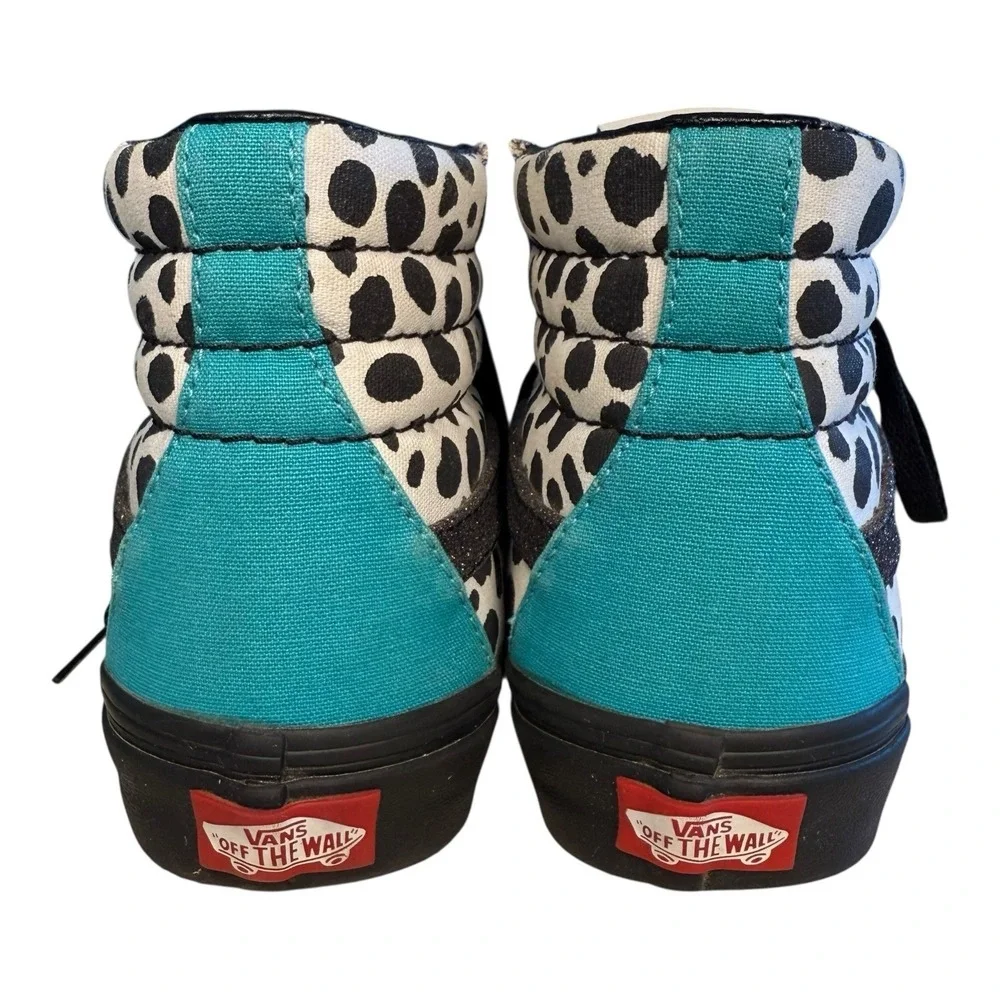 Vans  Off the Wall 721454 Multicolor High Top Sneaker Shoes Sz W5 M3.5 Unisex